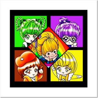 rainbow brite Posters and Art